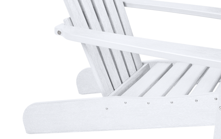 White Premium Ozark Resin Adirondack Chair - Keter US
